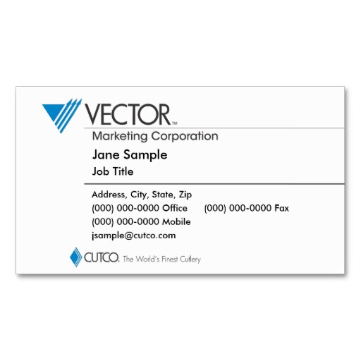Vector Marketing Business Card