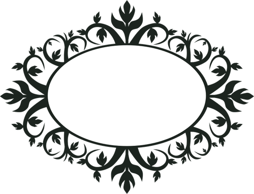 Vector Oval Frames Clip Art