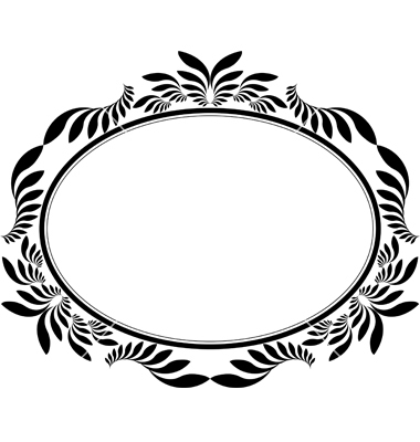 Vector Oval Frames Clip Art