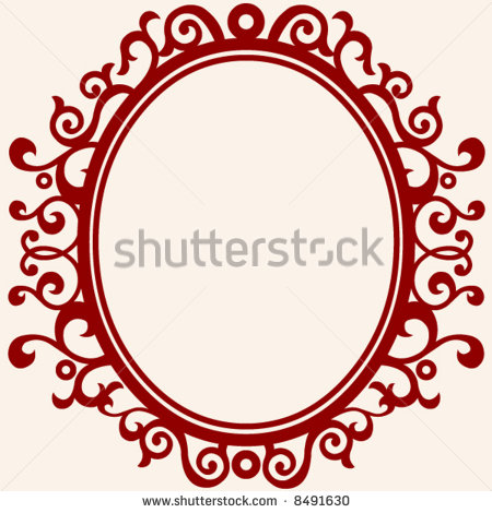 10 Photos of Oval Frame Vector