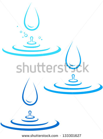 Vector Water Ripple Black and White Vector Water Ripple Black and White
