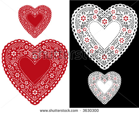 Vintage Heart Border Designs