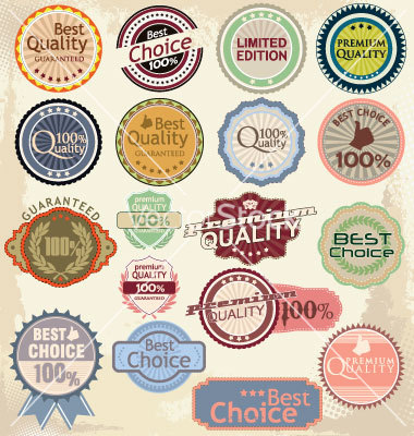 Vintage Label Banner Vectors