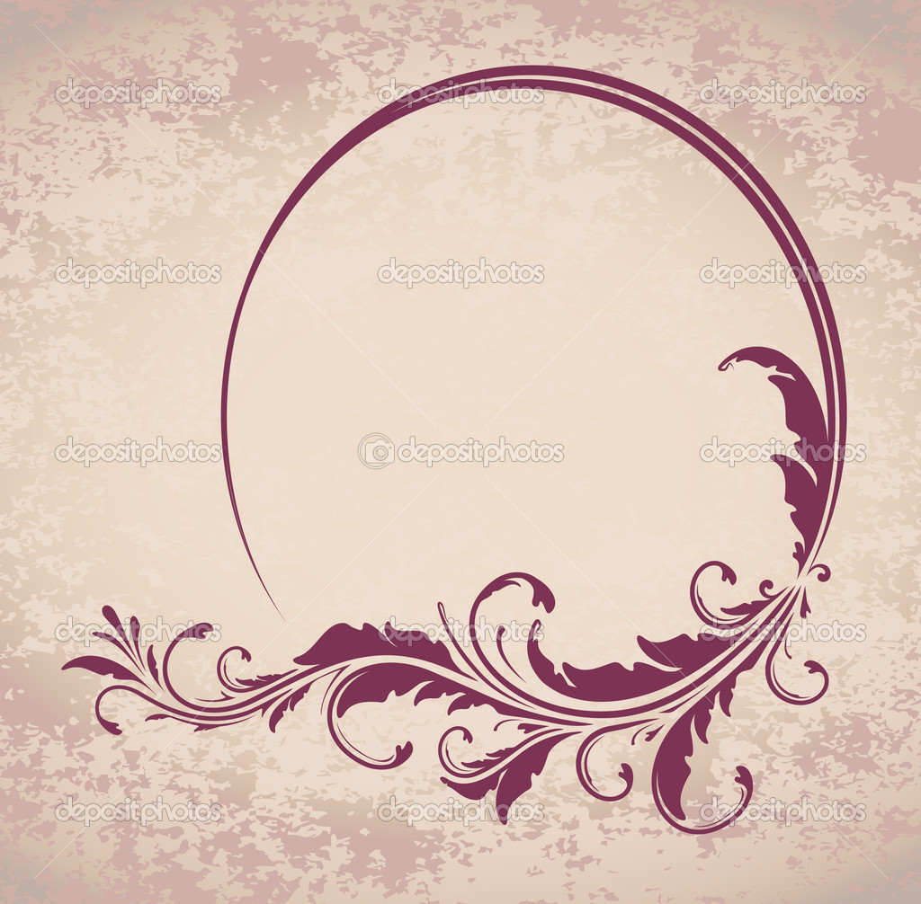Vintage Oval Frame Vector Vintage Oval Frame Vector