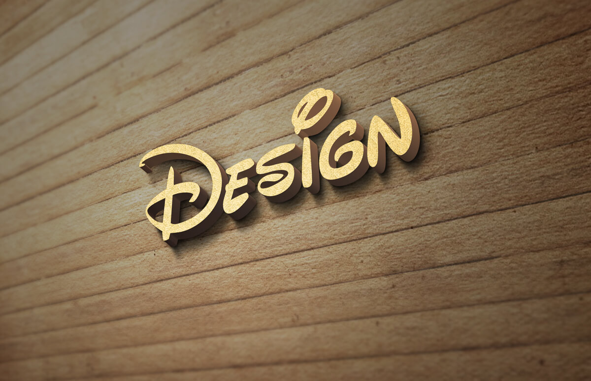 Wall 3D Logo Mockup PSD Free Download