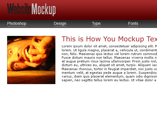 Website Design Mockup