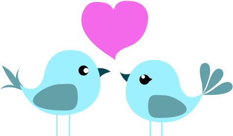 Wedding Love Birds Clip Art