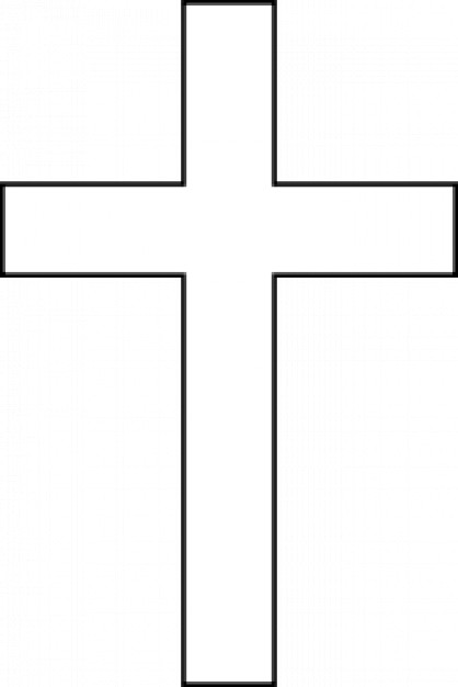 White Cross Vector Free