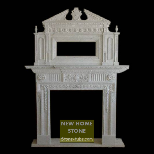 White Marble Fireplace Surround White Marble Fireplace Surround