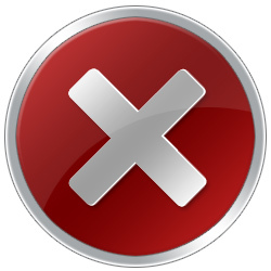 Windows Vista Error Icon