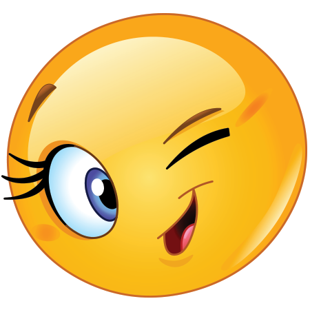 Winking Smiley Emoticon Winking Smiley Emoticon
