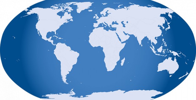 World Globe Map Clip Art