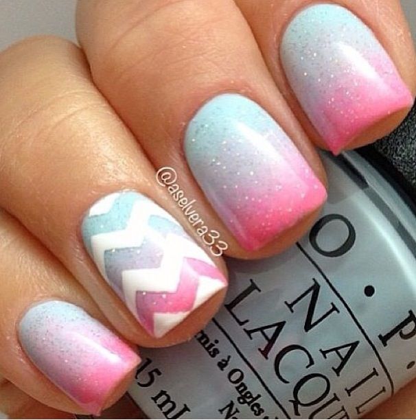 Zig Zag Nails