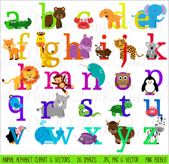 Zoo Animal Alphabet Letters