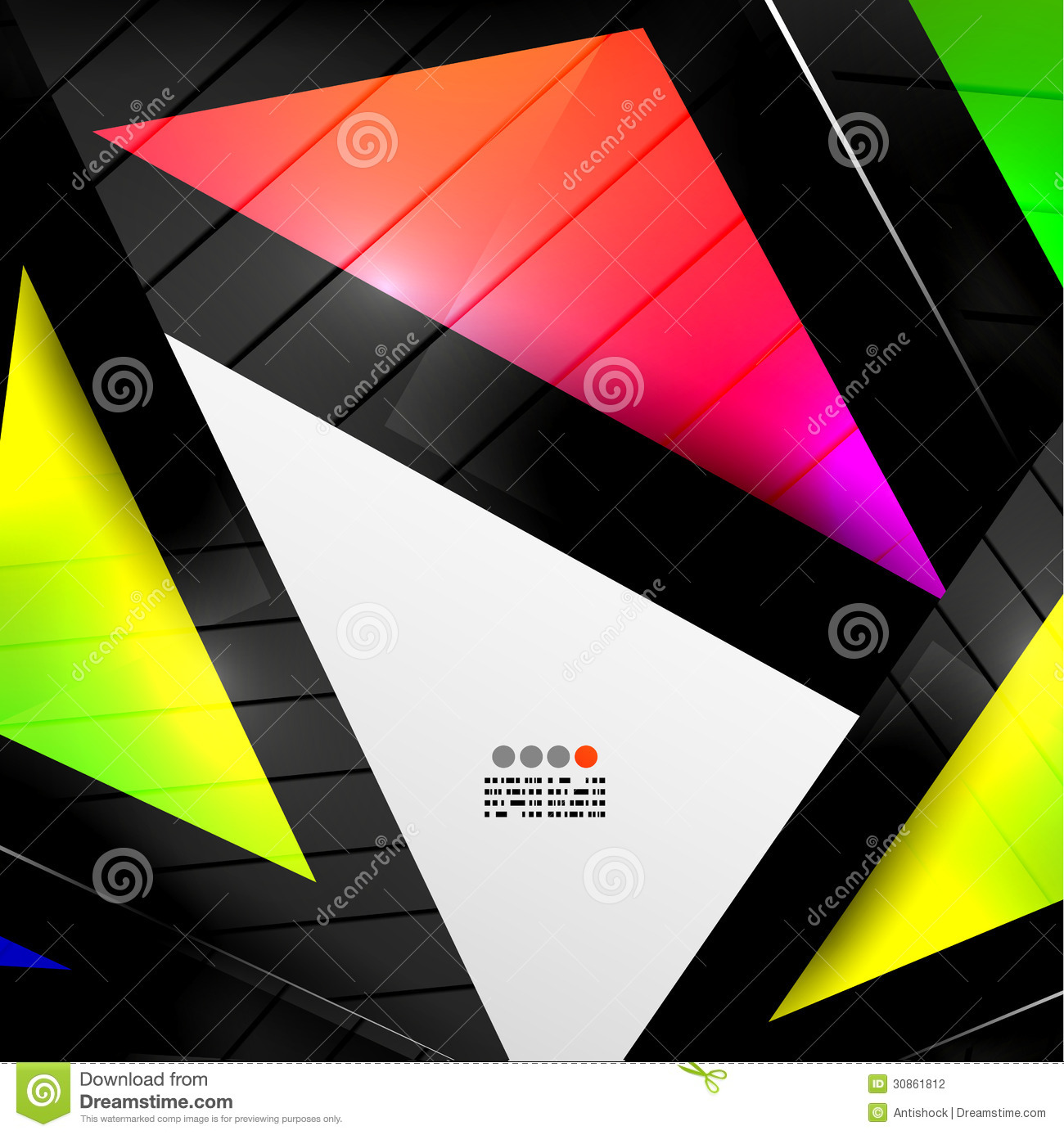 Abstract 3D Geometrical Design