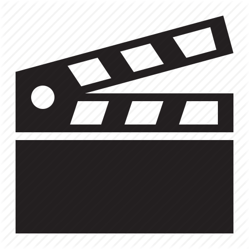 Action Movie Clapper Icon Action Movie Clapper Icon