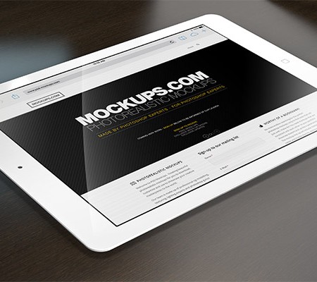 Air iPad PSD Mockup