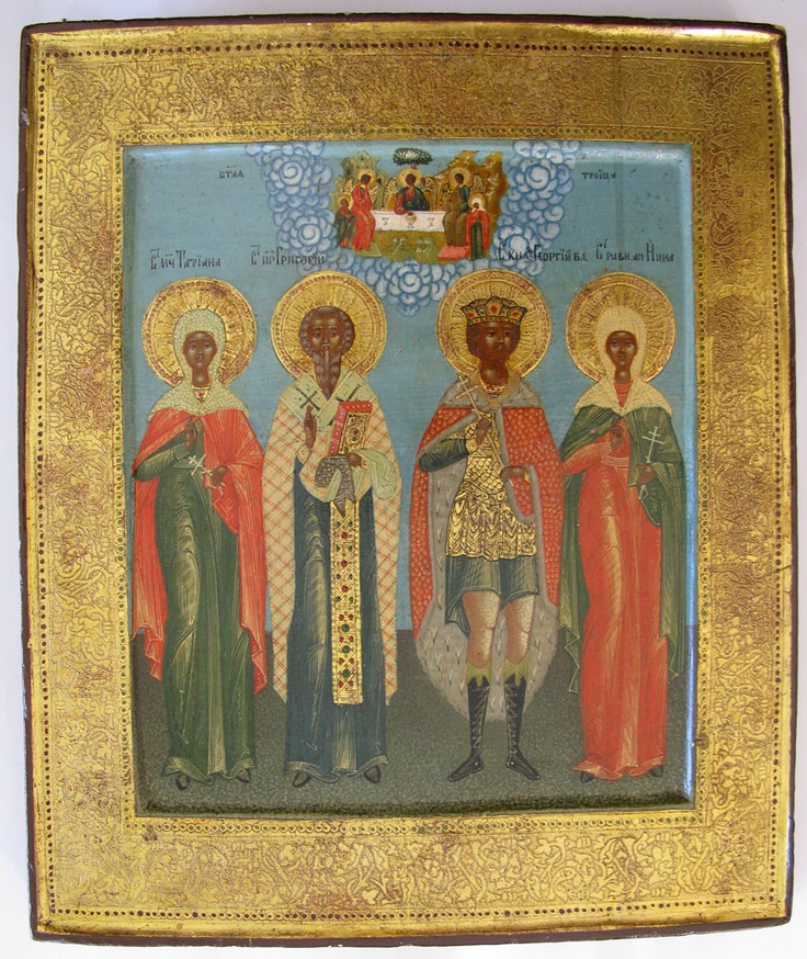 Antique Russian Religious Icon