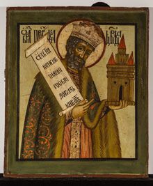 Antique Russian Religious Icon Antique Russian Religious Icon