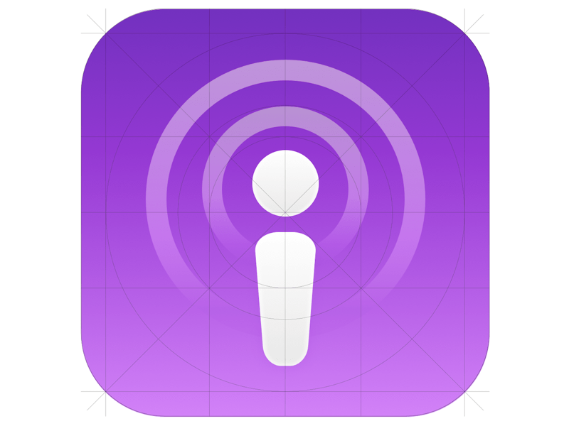 Apple Podcast App Icon