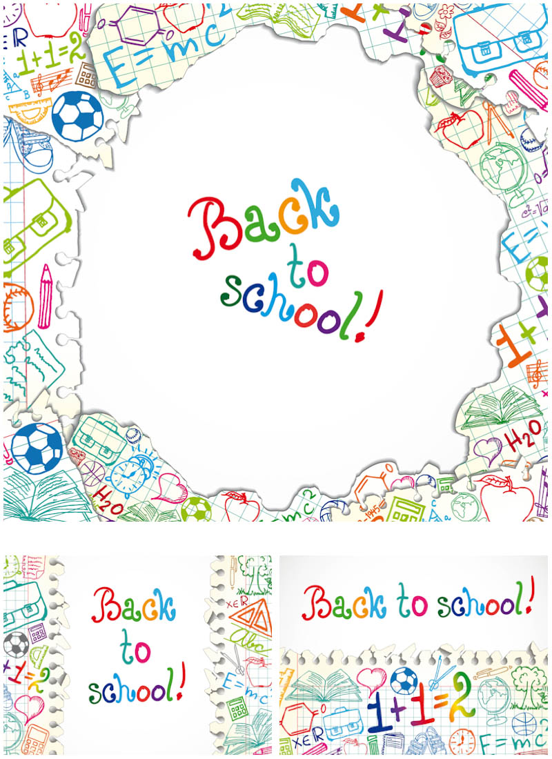 Back to School Frame Clip Art Free