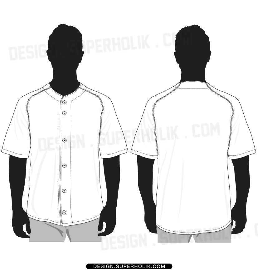 Baseball Jersey Shirt Template