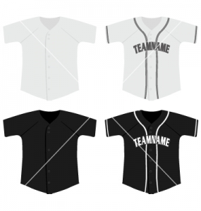 Baseball Jersey Template Vector