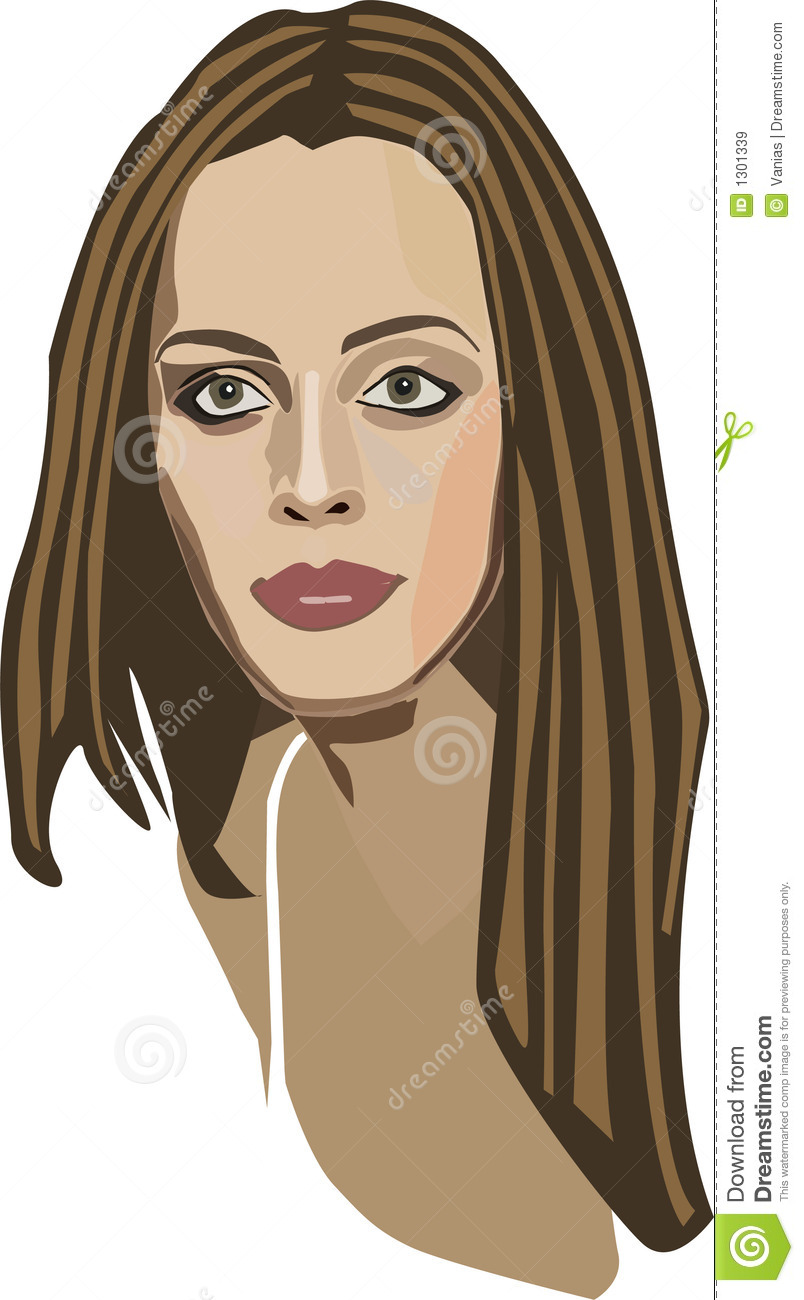 Beautiful Girl Vector Illustration Beautiful Girl Vector Illustration
