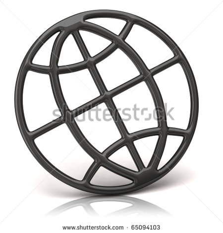 Black Globe Icon