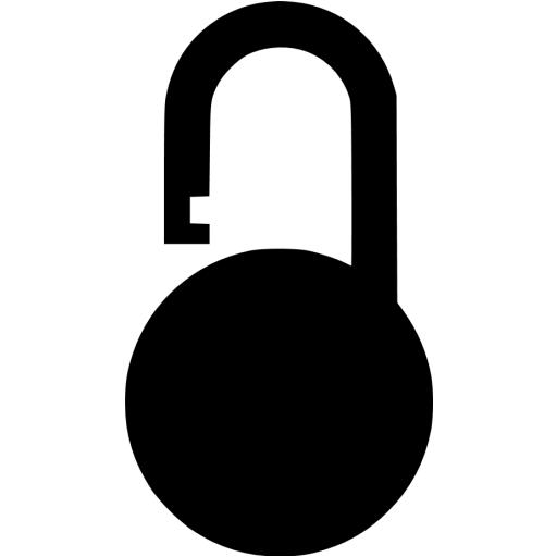 Black Padlock Icon