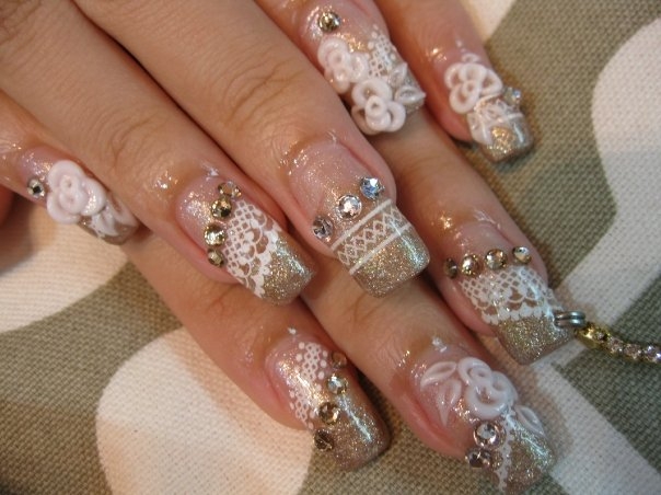 Bridal Nail Designs for Weddings
