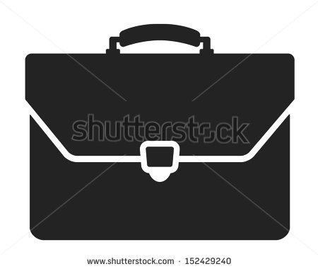 Briefcase Icon Black
