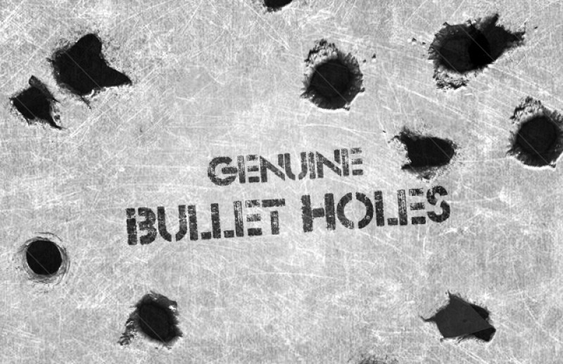 15 Photoshop Bullet Hole PSD Images