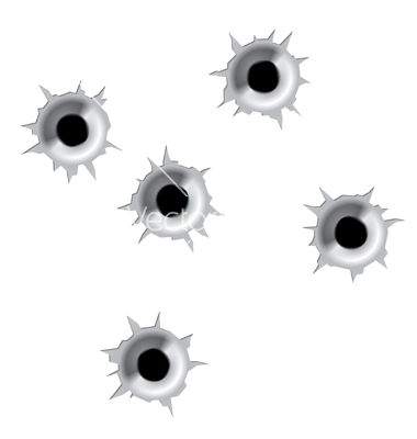 Bullet Hole Vector