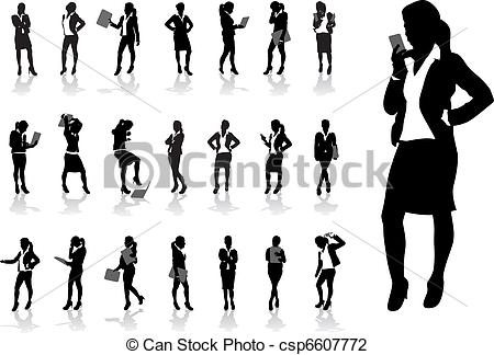 Businesswoman Icon Clip Art