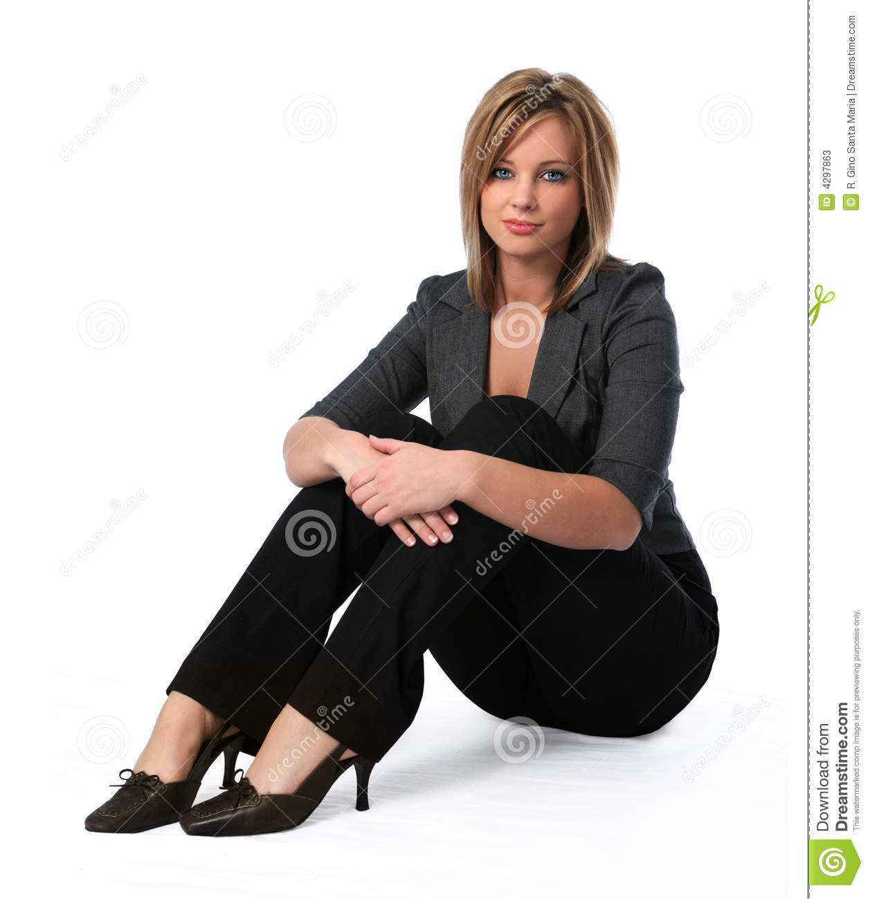Businesswoman Sitting