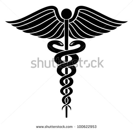 Caduceus Medical Symbol Vector Caduceus Medical Symbol Vector