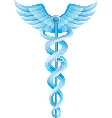 Caduceus Medical Symbol Vector