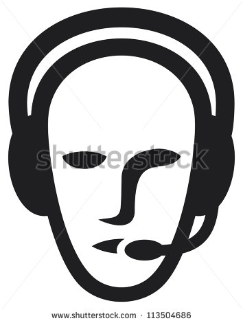 Call Center Headsets Icons