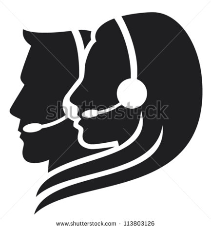 Call Center Headsets Icons