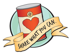Canned-Food Drive Clip Art