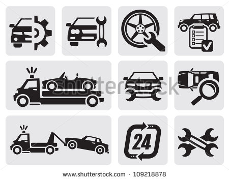 Car Repair Icon Vector