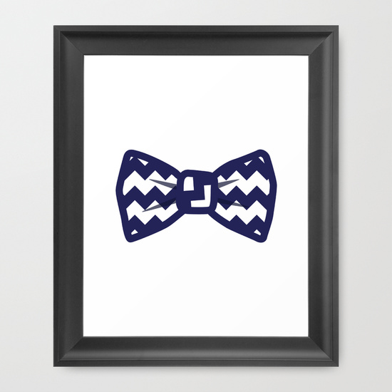 Chevron Print Bow Tie Printable