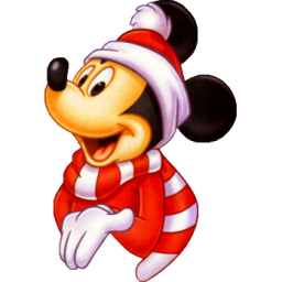 Christmas Mickey Mouse Icon Christmas Mickey Mouse Icon