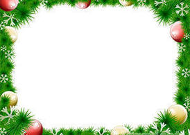 Christmas Wreath Border Vector Free