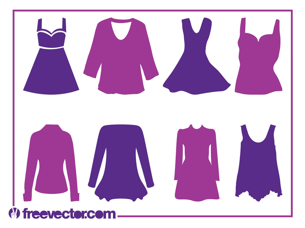 Clothes Silhouette Vector Free