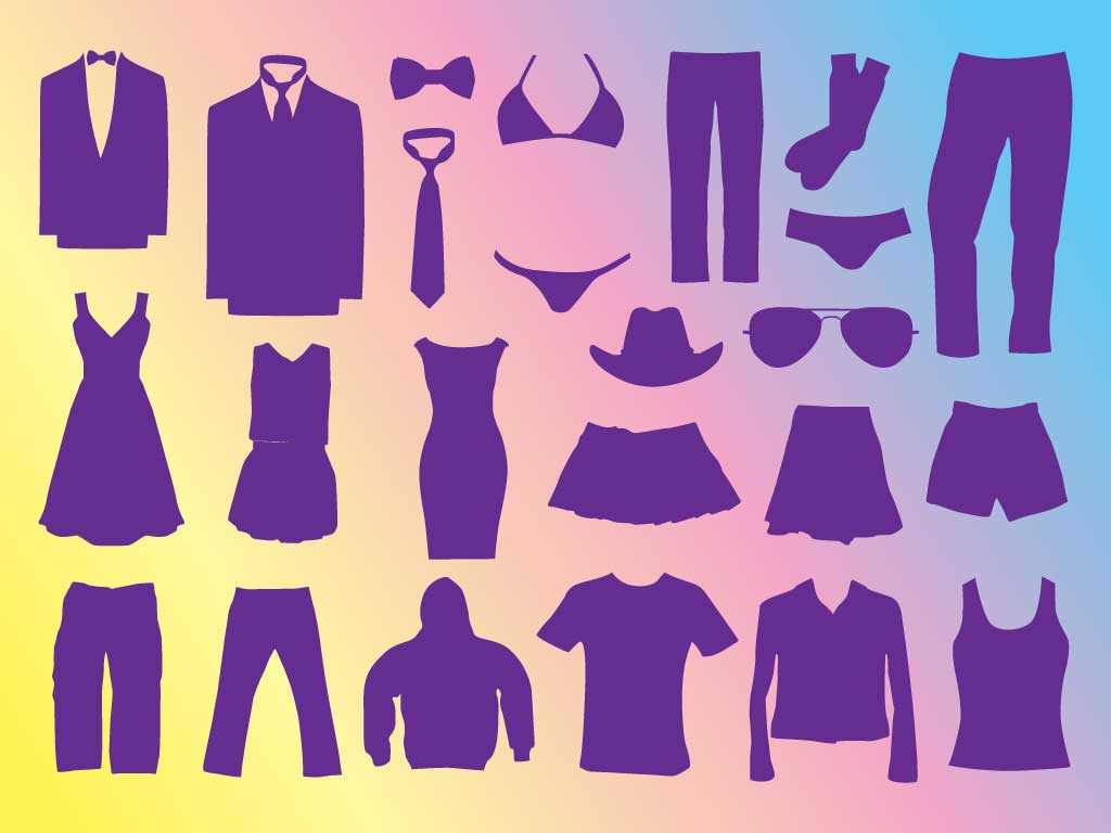 Clothing Silhouette Clip Art Clothing Silhouette Clip Art