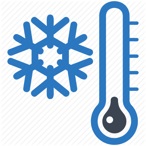 Cold Thermometer Icon Cold Thermometer Icon