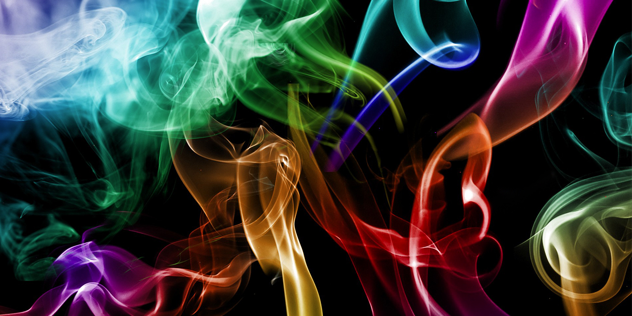 Colored Smoke Twitter Header