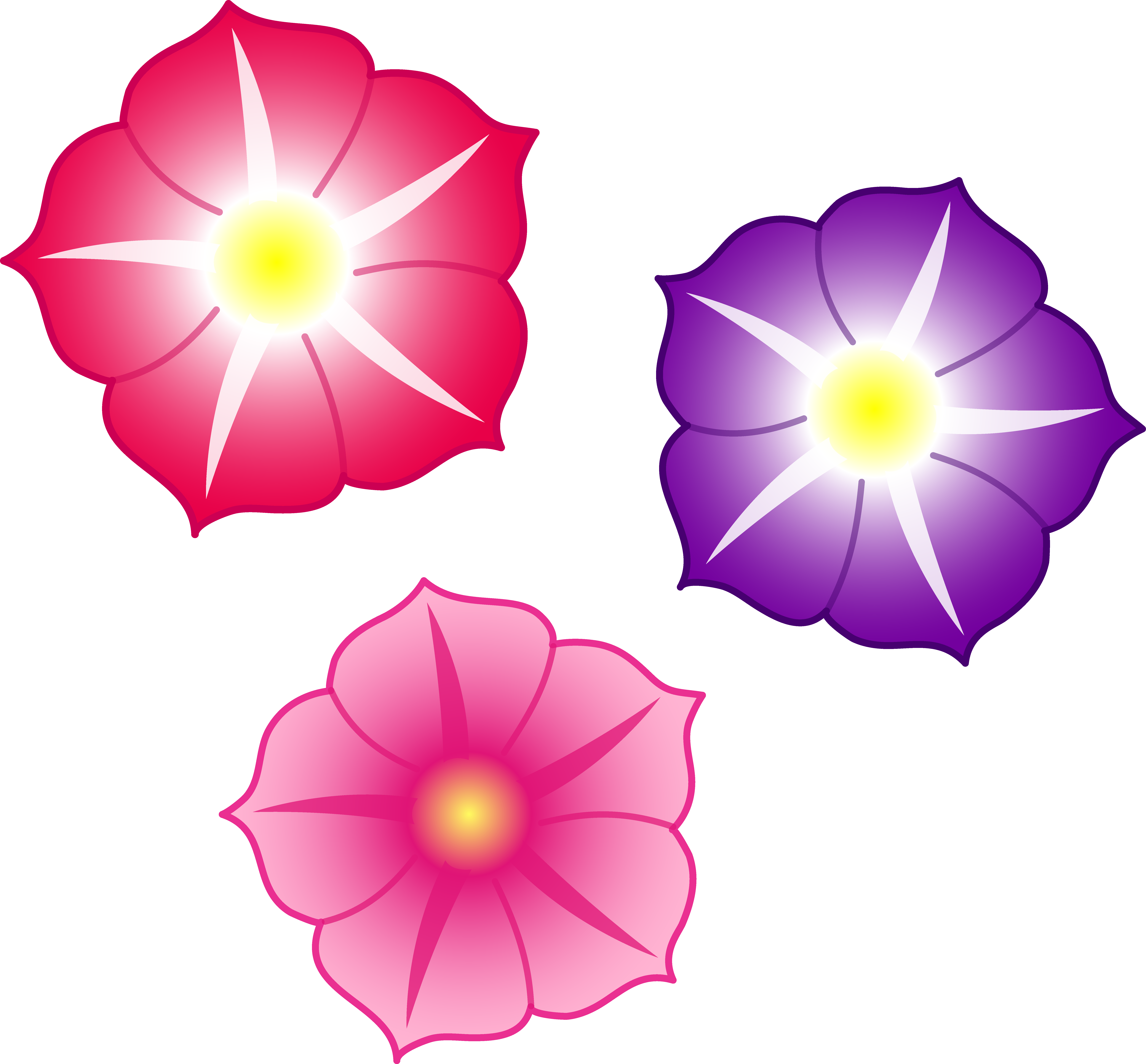 Colorful Flower Clip Art